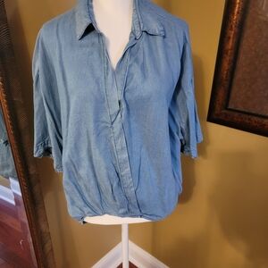 Rachel Blue Blouse